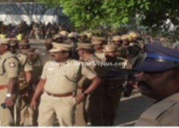 கிருஷ்ணகிரி மாவட்டத்தில் கொடி அணிவகுப்பு