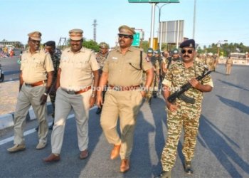 மதுரையில் 100% வாக்கு பதிவு விழிப்புணர்வு