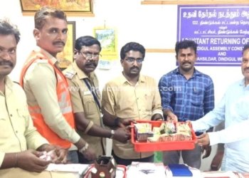 திண்டுக்கலில் நள்ளிரவு சோதனையில் ரூ.1.96 லட்சம் பறிமுதல்