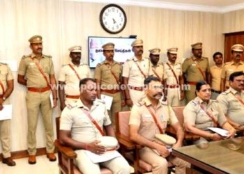 சிறுமி கொலை வழக்கில் சிறப்புப் பணி. 25 காவலர்களுக்கு பாராட்டு