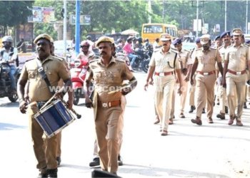 மதுரையில் 100% வாக்குப்பதிவு விழிப்புணர்வு