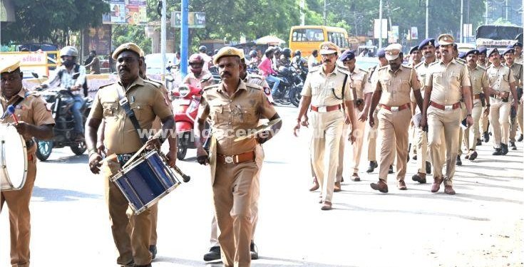 மதுரையில் 100% வாக்குப்பதிவு விழிப்புணர்வு