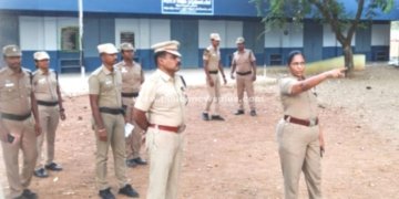 வாக்குச்சாவடிகளில் பாதுகாப்பு ஆய்வு தீவிரம்