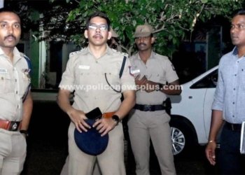 பிரச்சினைக்குரிய வாக்குச்சாவடிகளை ஆய்வு செய்த எஸ்.பி