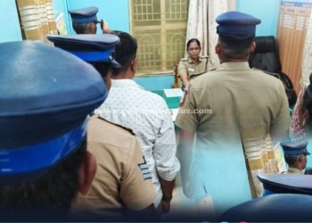 தேர்தல் பாதுகாப்பு குறித்து எஸ்பி ஆய்வு