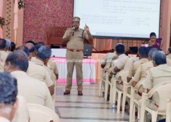 EVM பாதுகாப்பு குறித்து காவல்துறைக்கு எஸ்.பி அறிவுரை