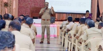 EVM பாதுகாப்பு குறித்து காவல்துறைக்கு எஸ்.பி அறிவுரை