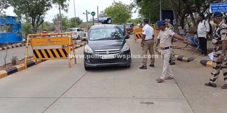 விமான நிலையத்திற்கு வெடிகுண்டு மிரட்டல்