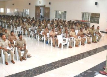 தேர்தல் பணிக்கான காவலர்களுக்கு பயிற்சி