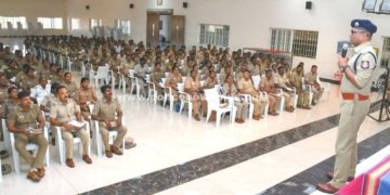 தேர்தல் பணிக்கான காவலர்களுக்கு பயிற்சி