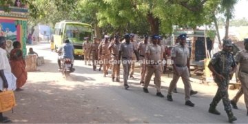 காவல் துறை சார்பில் 100% வாக்கு விழிப்புணர்வு