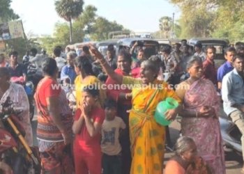 பொதுமக்கள் சாலை மறியலில் ஈடுபட்டதால் பரபரப்பு