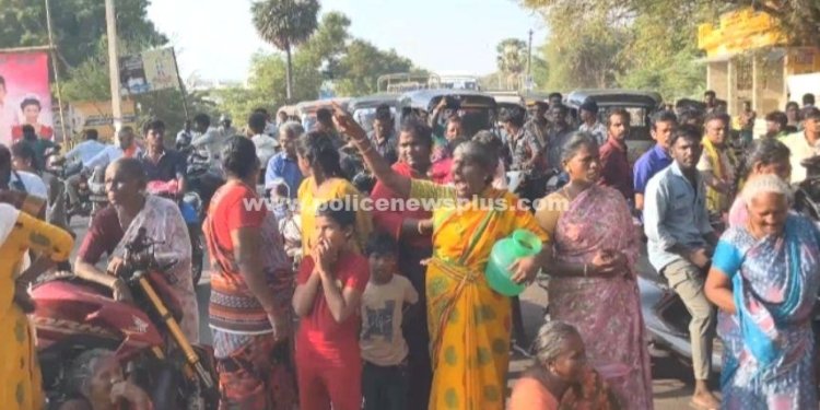 பொதுமக்கள் சாலை மறியலில் ஈடுபட்டதால் பரபரப்பு