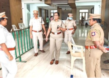 வாணியம்பாடி கல்லூரியில் EVMக்களுக்கு பல அடுக்கு பாதுகாப்பு ஏற்பாடு