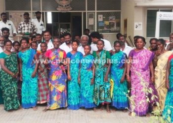 சோலார் பிளாண்ட் திட்டத்திற்கு கிராம மக்கள் எதிர்ப்பு