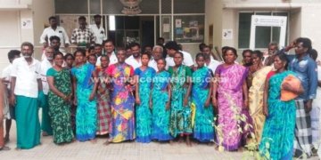 சோலார் பிளாண்ட் திட்டத்திற்கு கிராம மக்கள் எதிர்ப்பு