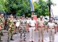 வாக்கு எண்ணிக்கை முன்னிட்டு மதுரையில் கொடி அணிவகுப்பு