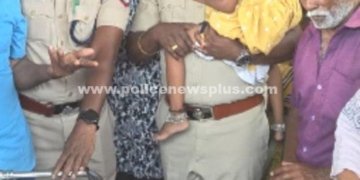 விபத்தில் உயிரிழந்த காவலருக்கு இறுதி அஞ்சலி