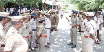கன்னியாகுமரி மாவட்டத்தில் தேர்தல் பாதுகாப்பு பணிகள்