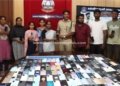 காணாமல் போன 320 செல்போன்கள் மீட்பு. உரியவர்களிடம் ஒப்படைப்பு