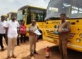 காரைக்குடியில் பள்ளி வாகனங்கள் வருடாந்திர ஆய்வு