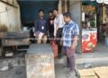 மீஞ்சூரில் வணிக வளாகத்தில் பயன்படுத்திய சிலிண்டர்கள் பறிமுதல்