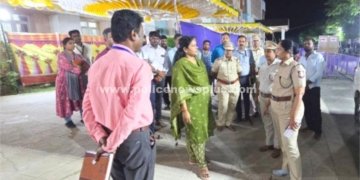 வாணியம்பாடி கல்லூரியில் EVMக்களுக்கு பல அடுக்கு பாதுகாப்பு