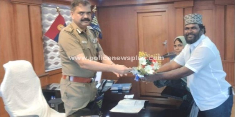 காவல் ஆணையர் அமல்ராஜை சந்தித்த தையூர் பர்வேஸ் மாலிக்