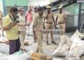 திண்டுக்கல், தேனி மாவட்டங்களில் கைப்பற்றப்பட்ட கஞ்சா அழிப்பு