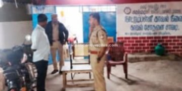 கொத்தூர் சோதனைச் சாவடியை ஆய்வு செய்த எஸ்.பி