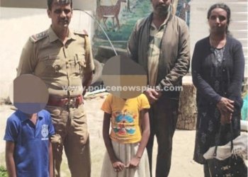 காணாமல் போன 2 குழந்தைகளை 1 மணி நேரத்தில் மீட்ட போலீசார்