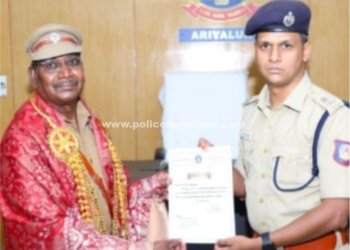 சிறப்பான காவல் பணிக்கு காவல் உதவி ஆய்வாளருக்கு பாராட்டு
