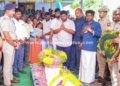 உயிரிழந்த தலைமைக் காவலருக்கு அஞ்சலி செலுத்திய அமைச்சர்