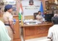 பொதுமக்களிடம் புகார் மனுக்களை பெற்ற எஸ்.பி