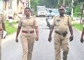 கன்னியாகுமரியில் காவல்துறையினர் தீவிர நடை ரோந்து