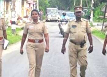 கன்னியாகுமரியில் காவல்துறையினர் தீவிர நடை ரோந்து