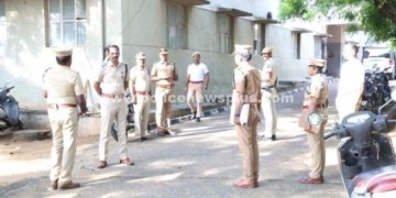 சீலப்பாடி ஆயுதப்படை அலுவலகத்தில் எஸ்.பி. ஜெயக்குமார் ஆய்வு