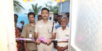 கண்காணிப்பு கேமராக்கள் மற்றும் கட்டுப்பாட்டு அறையை திறந்து வைத்த எஸ்.பி