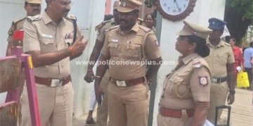 நீட் தேர்வு மையங்களில் பாதுகாப்பு ஏற்பாடுகள் குறித்து எஸ்.பி. ஆய்வு