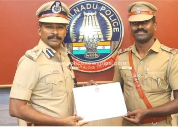 காவல் உதவி ஆய்வாளர் உட்பட காவலர்களுக்கு டி.ஐ.ஜி பாராட்டு