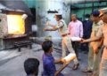 வழக்குகளில் கைப்பற்றப்பட்ட கஞ்சா தீயிட்டு அழிப்பு