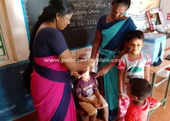 கடம்பாகுடியில் போலியோ சொட்டு மருந்து முகாம்