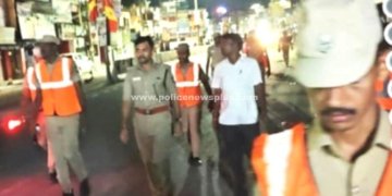 திருப்பத்தூரில் குற்றத் தடுப்புக்காக காவல்துறையின் தீவிர ரோந்து