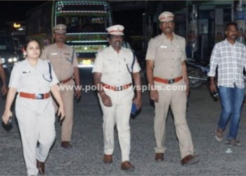 தேனி நகரில் காவல்துறையினர் தீவிர நடை ரோந்து