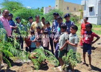 மதுரை அரசுப் பள்ளியில் சுற்றுச்சூழல் தின விழா