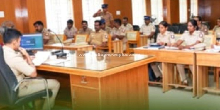 எஸ்.பி தலைமையில் காவல் நிலைய எழுத்தர்களுடன் கலந்தாய்வுக் கூட்டம்