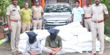 போதைப்பொருள் கடத்தலுக்கு எதிராக போலீசார் அதிரடி சோதனை