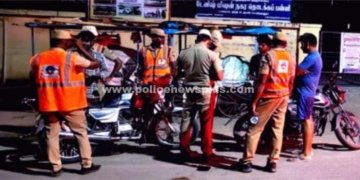 கள்ளக்குறிச்சியில் காவல்துறையினர் அதிரடி வாகன சோதனை