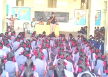திருவண்ணாமலையில் பள்ளி மாணவிகளுக்கு விழிப்புணர்வு