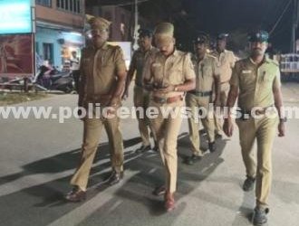 திருப்பத்தூர் மாவட்டத்தில் தீவிர நடை ரோந்து